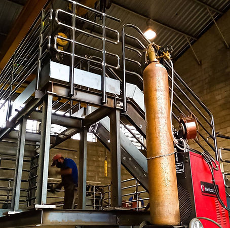 Estrutura metálica - Escada